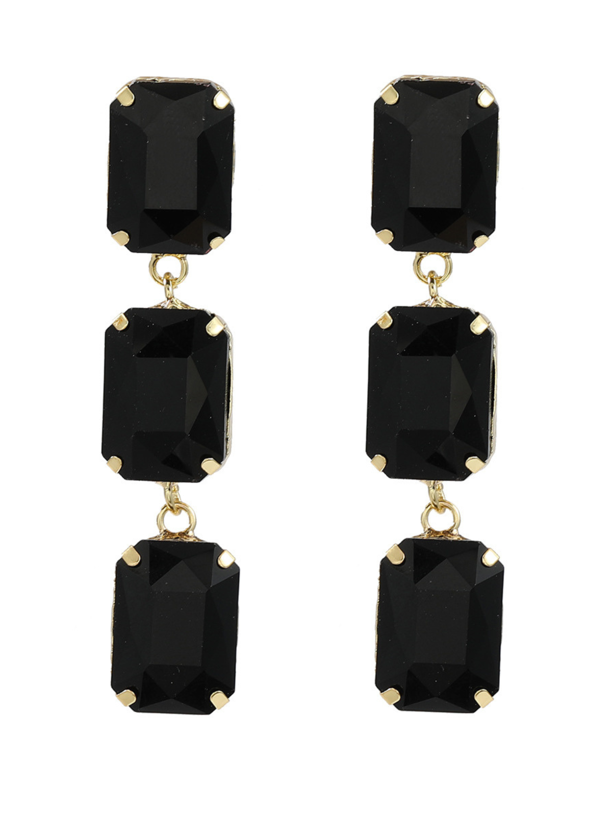 Alcott Crystal Gem Drap Earrings