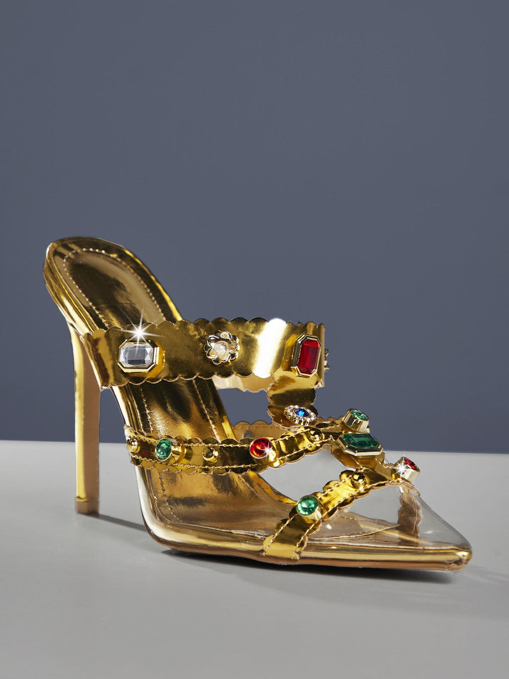 Adamma Rhinestone Sandals