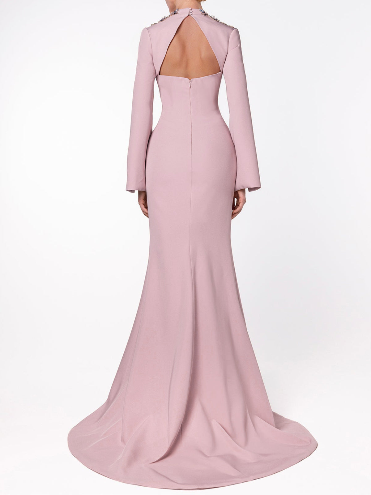 Aegir V Neck Split Maxi Dress