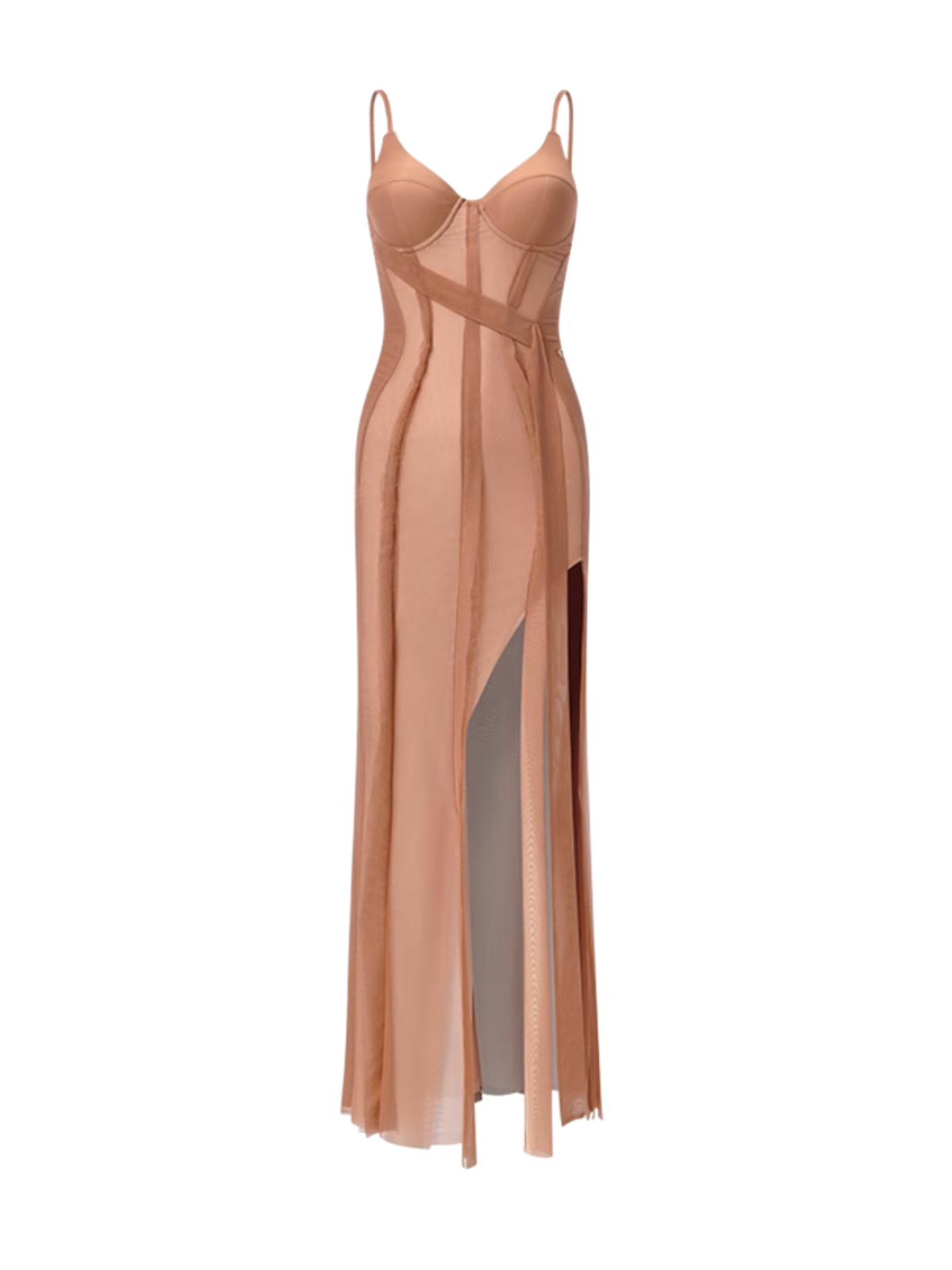 Aldwyn Spaghetti Split Maxi Dress