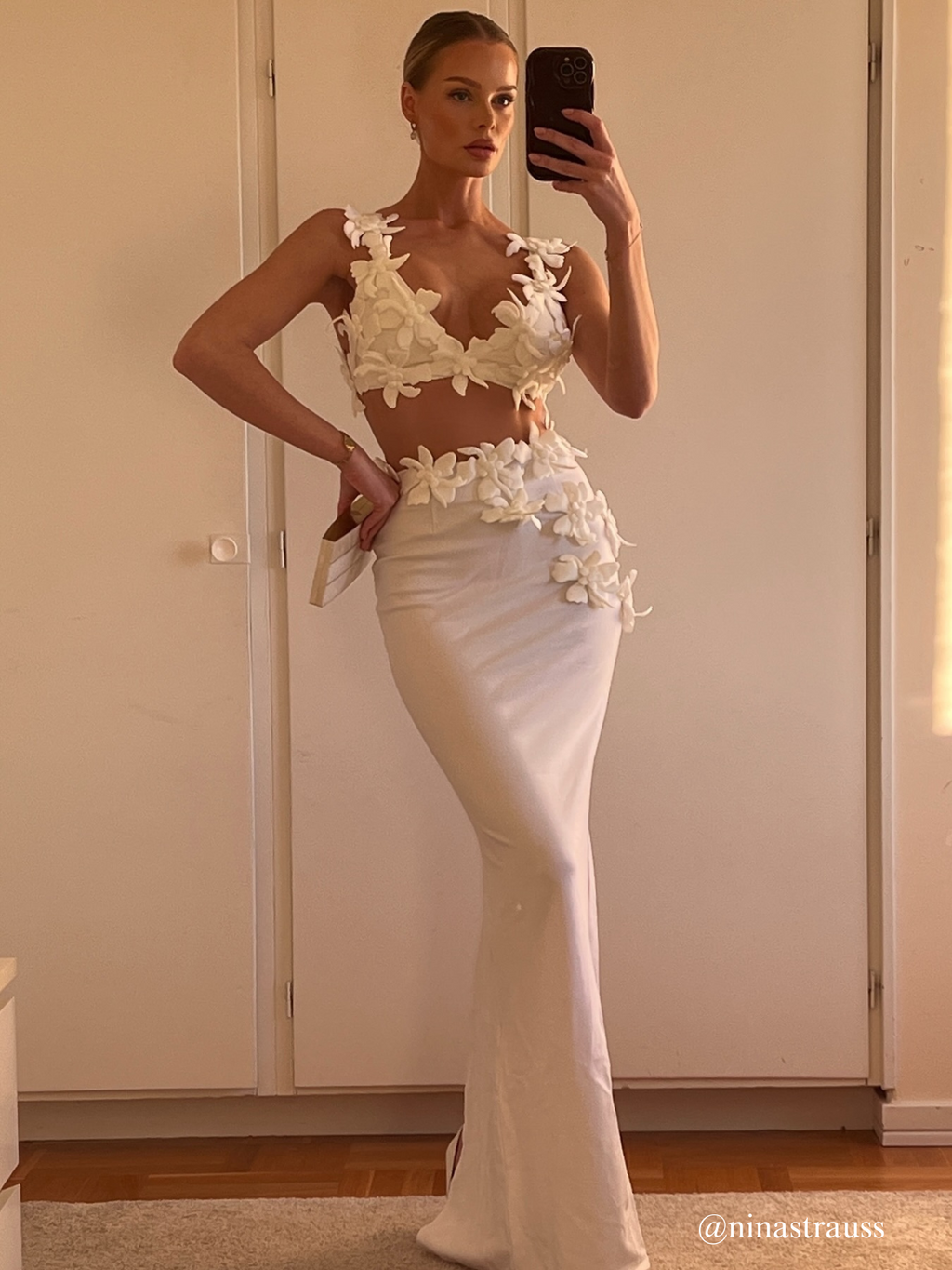 Ambrose Flower Skirt Set