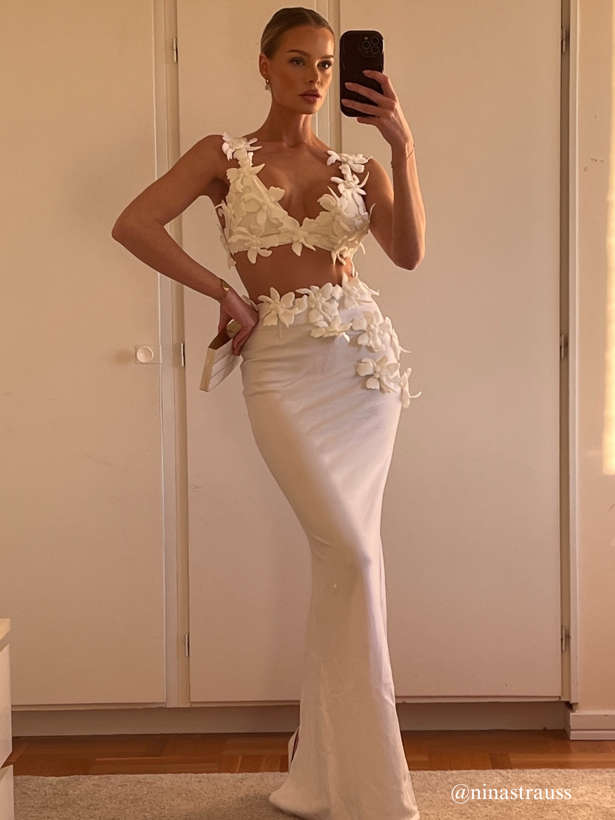 Ambrose Flower Skirt Set