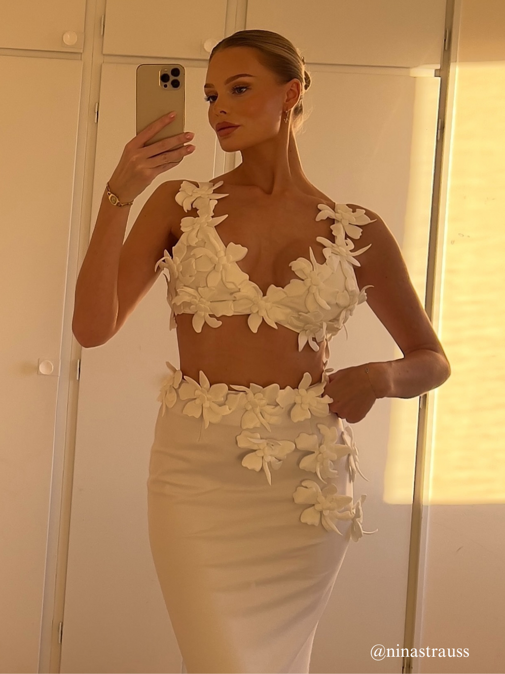 Ambrose Flower Skirt Set