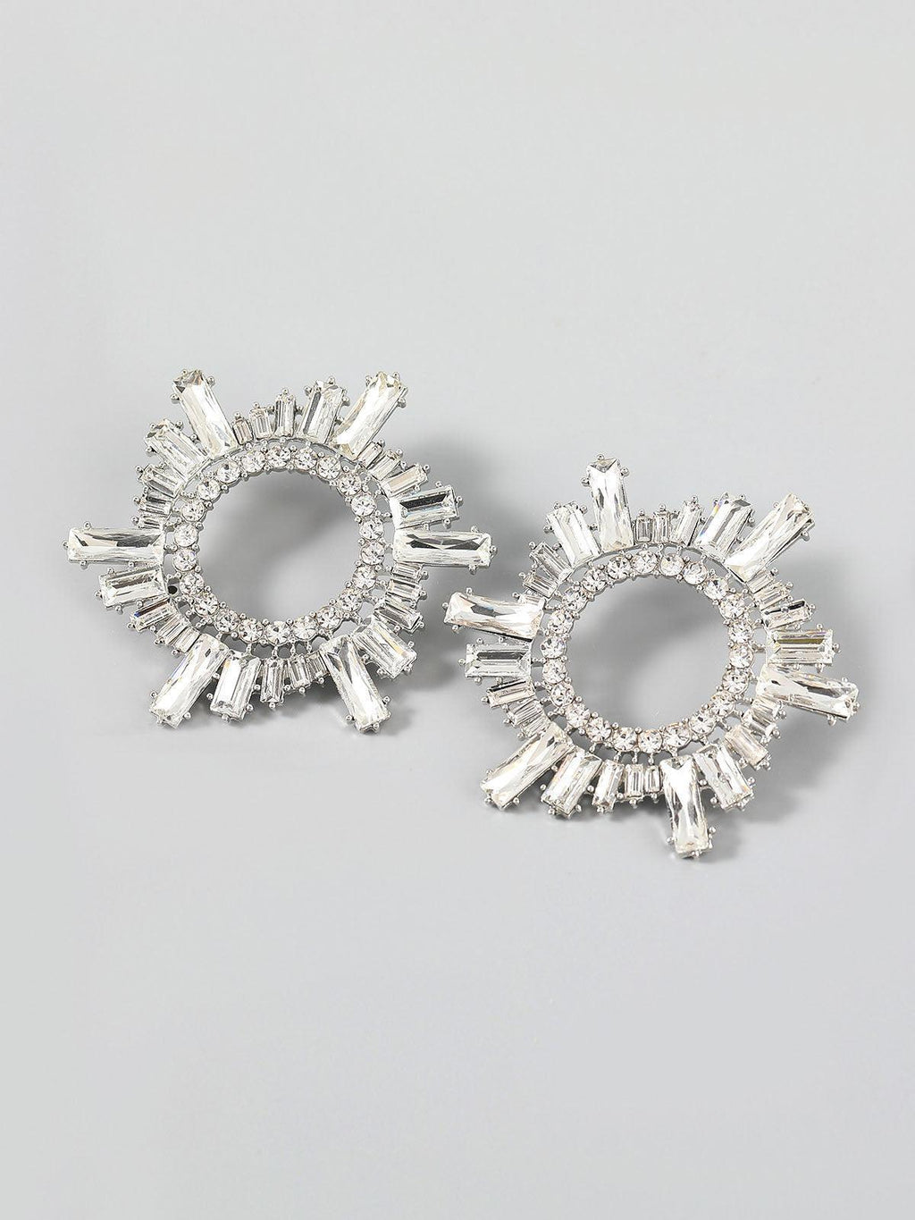 Anisa Crystal Hoop Earrings