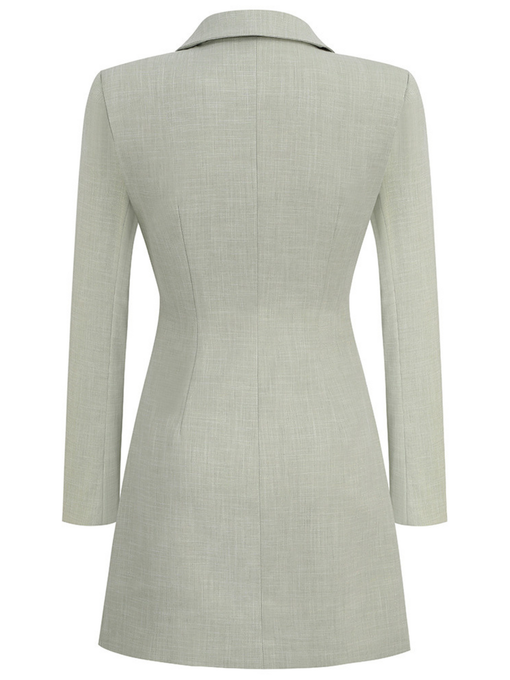 Aryndal V Neck Button Up Mini Blazer Dress