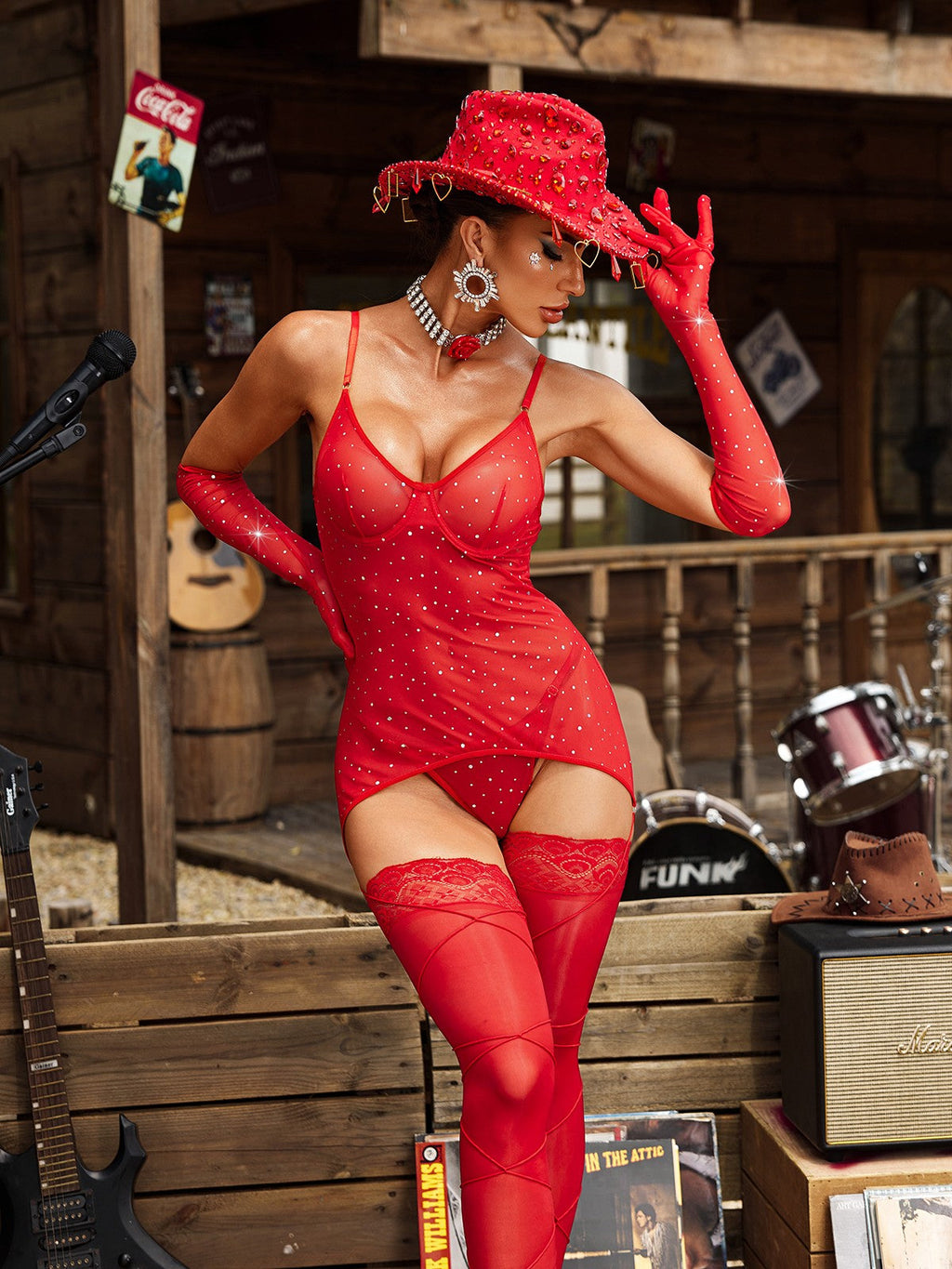 Baelix Spaghetti Sequin Mini Dress